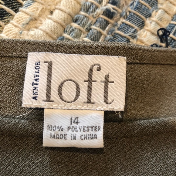 Vintage LOFT women’s dress tank top - Picture 3 of 3